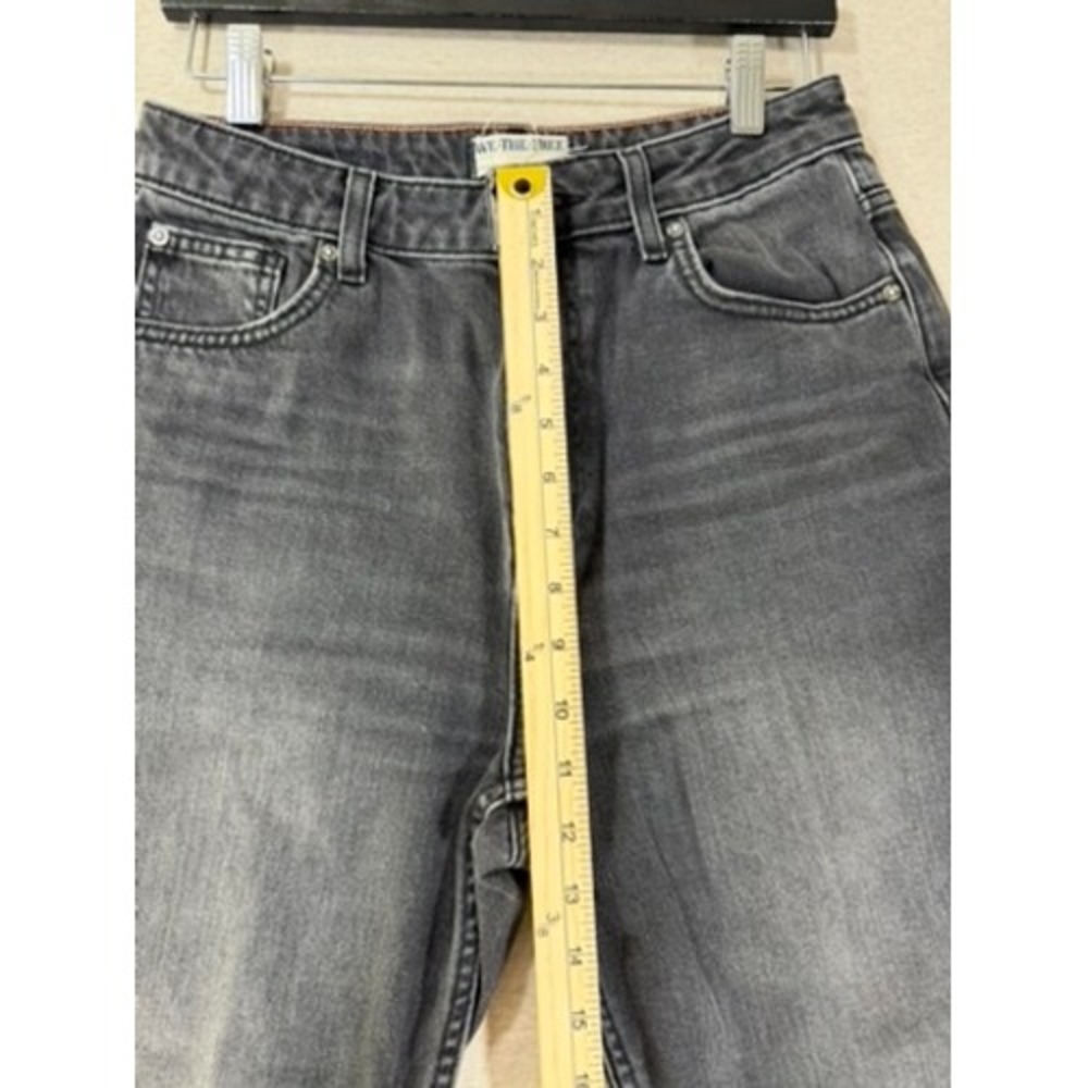 We The Free Pacifica High Rise Slim Straight Leg Jeans Women 28 Black Excellent - Picture 4 of 8